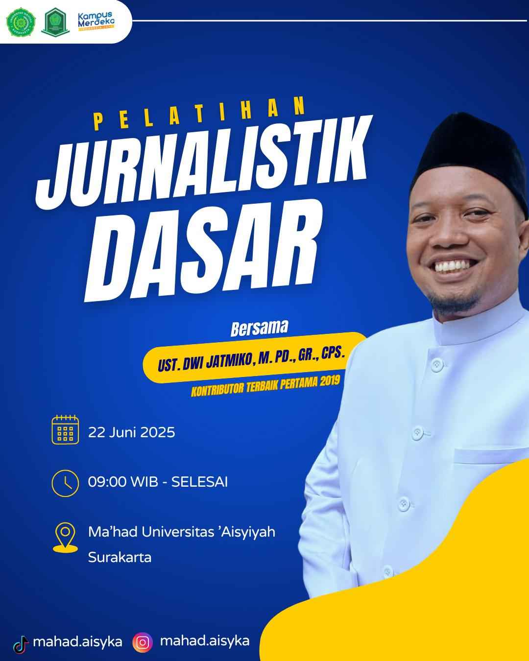 Mampu memahami pengertian jurnalistik, definisi jurnalistik dari para ahli, dan sejarah jurnalistik di dunia dan di Indonesia.
