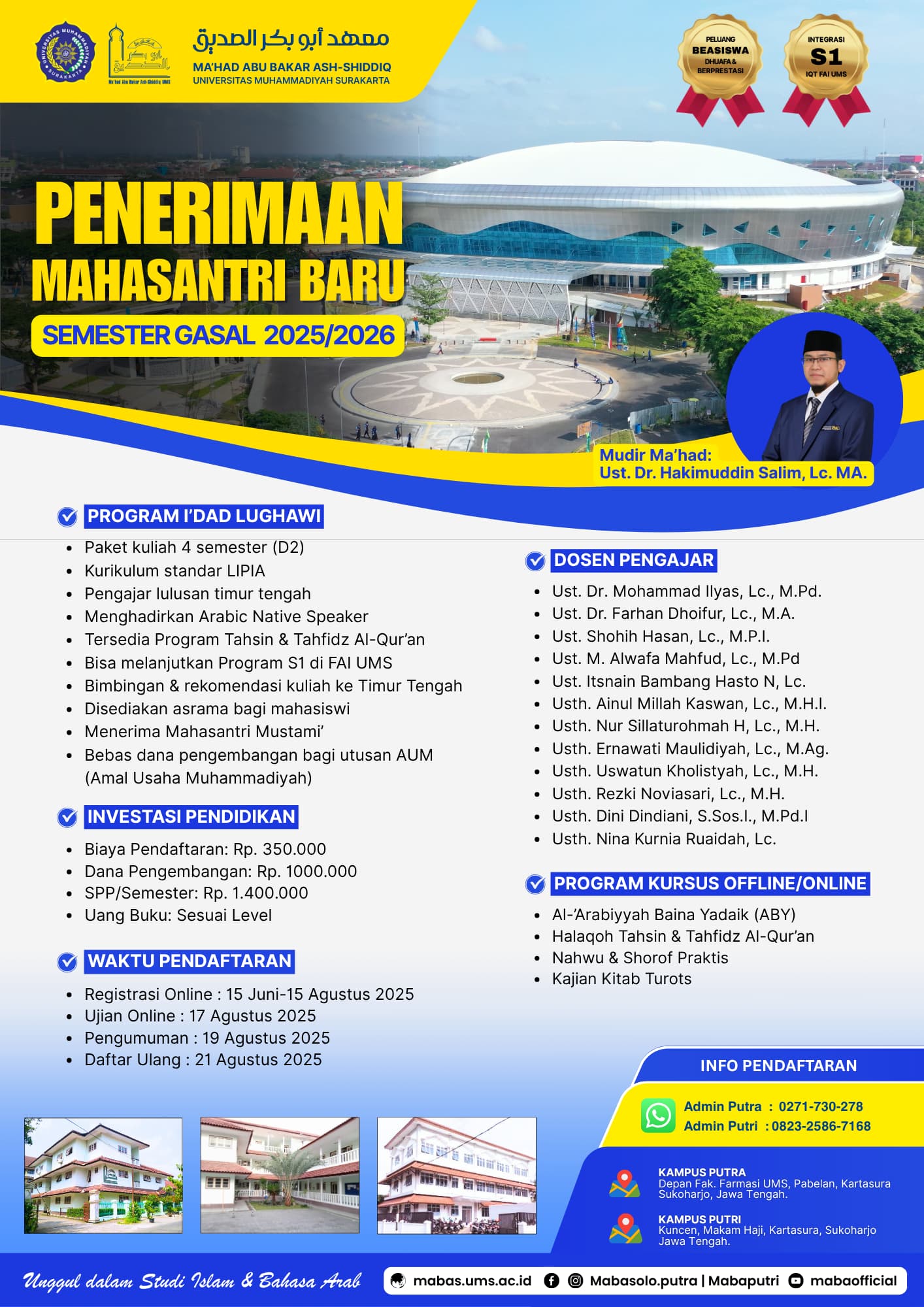 Penerimaan Mahasantri Baru