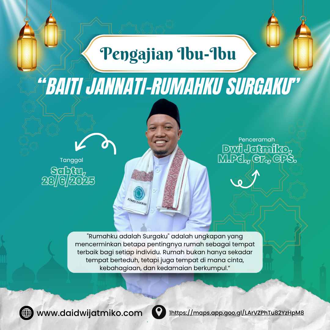Saatnya Menjadikan Rumah Sebagai Surga