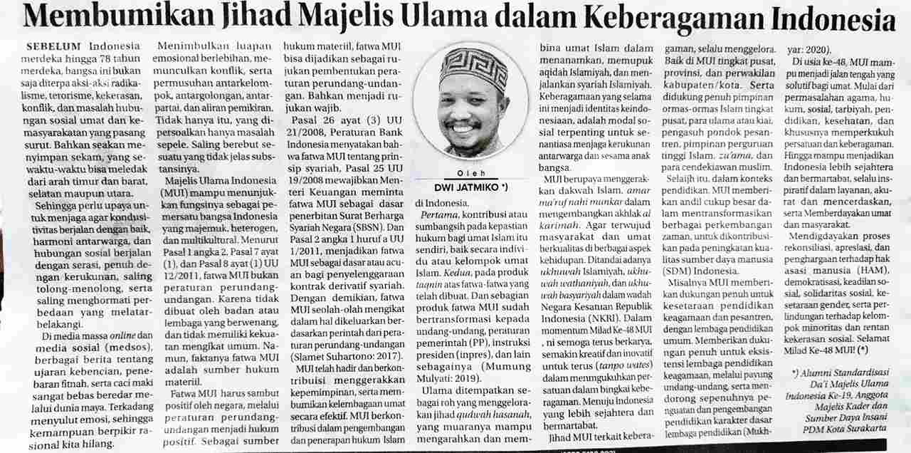 Majelis Ulama Indonesia (MUI) adalah lembaga independen yang mewadahi para ulama, zu'ama, dan cendekiawan Islam di Indonesia