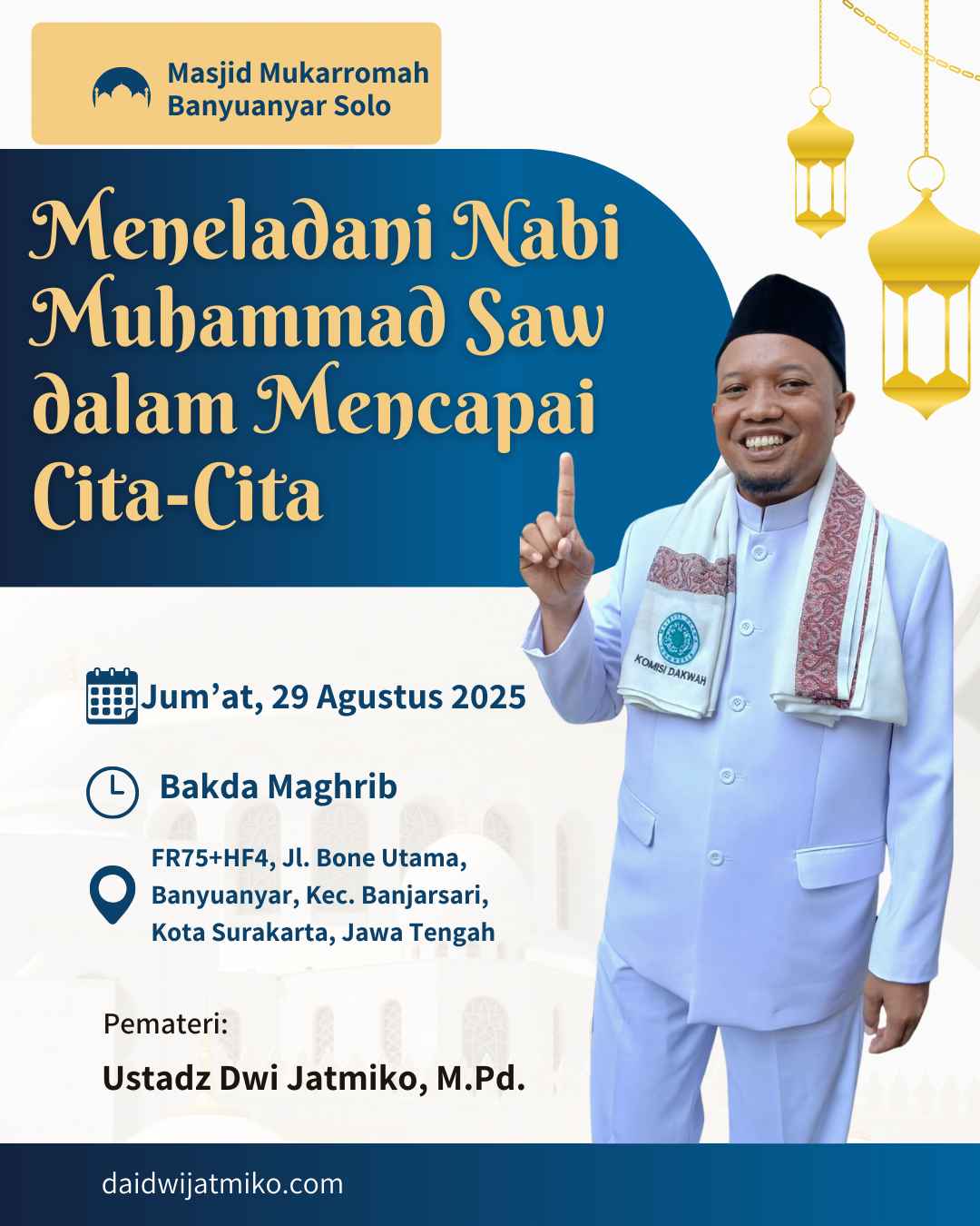 Rasulullah Muhammad SAW adalah teladan sempurna bagi umat manusia