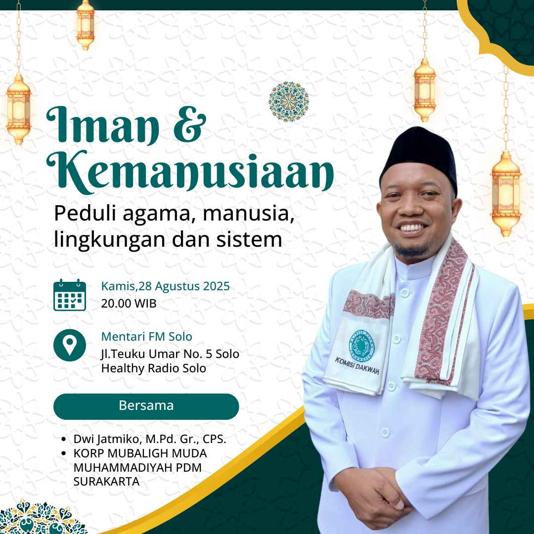 (Live streaming) ⤋⤋⤋ Balai Muhammadiyah Jalan Teuku Umar Nomor 5 Keprabon, Surakarta 57131