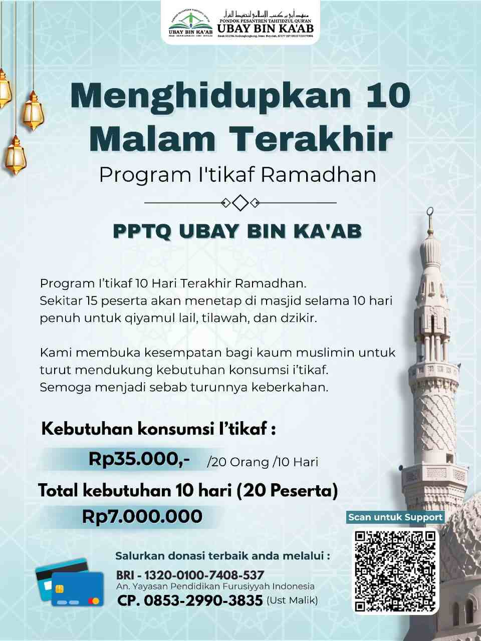 Menghidupkan 10 Malam Terakhir