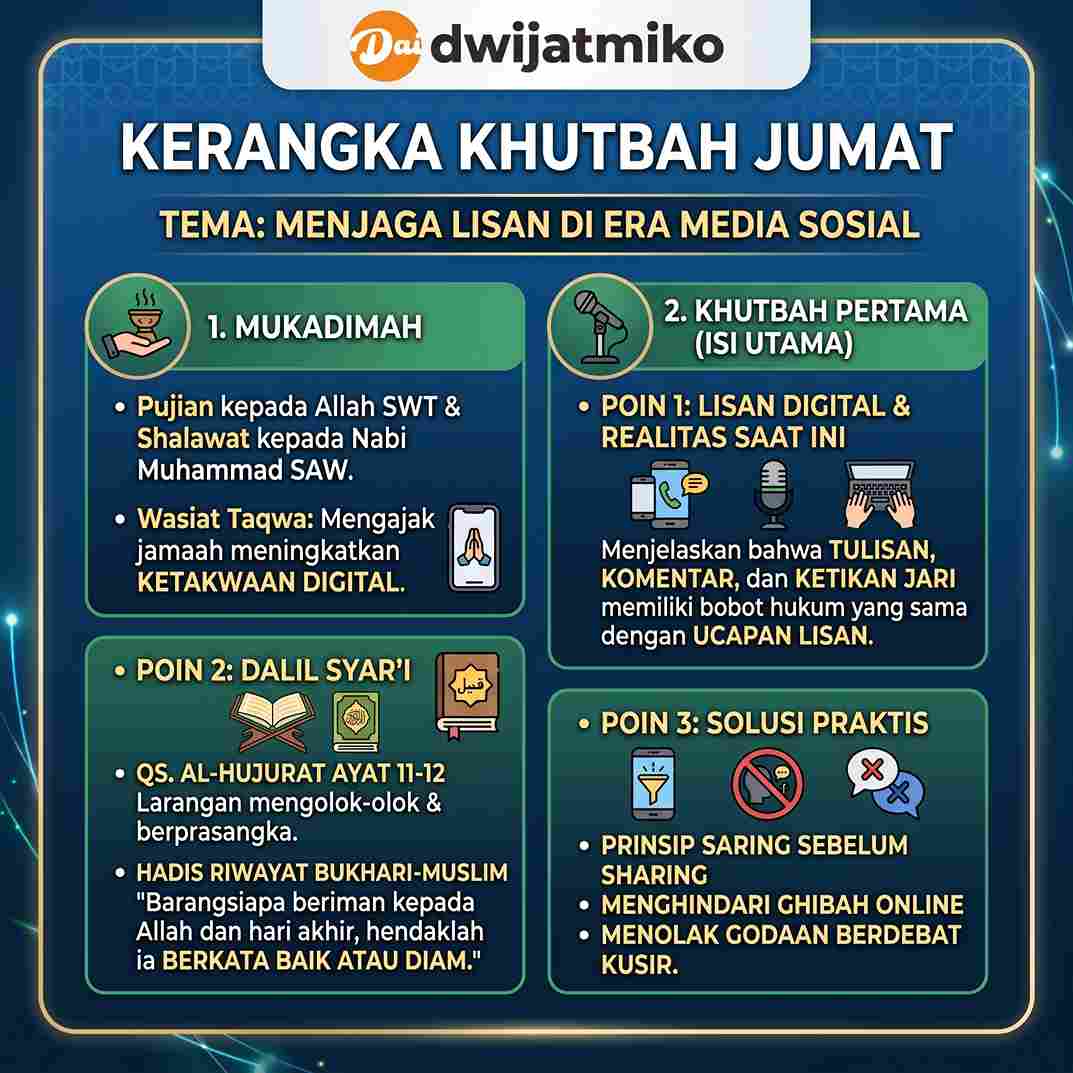 Salah satu wujud ketakwaan kita adalah menjaga lisan, terutama di era digital saat ini, di mana kata-kata dan informasi dapat dengan mudah tersebar melalui media sosial