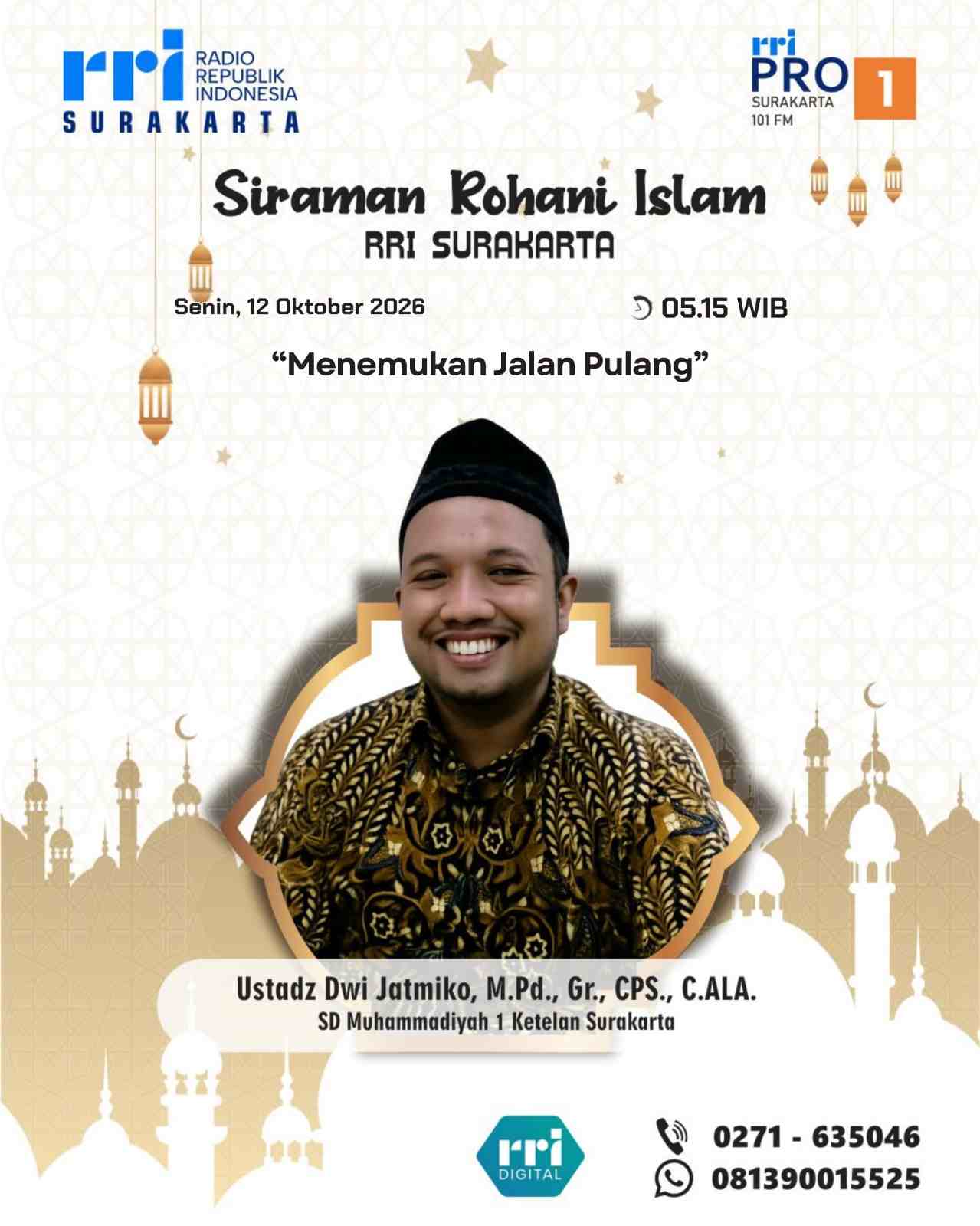 Mengapa saya pergi bersama FMA? Apa yang ingin saya bawa pulang bersama FMA? Apakah perjalanan ini dengan FMA akan membuat saya lebih dekat kepada Allah?”